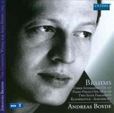 Brahms: Three Intermezzi, Op. 117/Piano Pieces, Op. 118 &amp; 119/... (CD / Album)