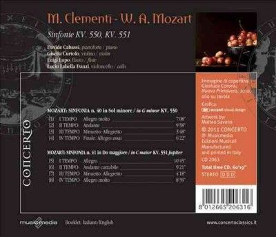 Muzio Clementi/Wolfgang Amadeus Mozart: Sinfonie, KV. 550, 551 (CD / Album)