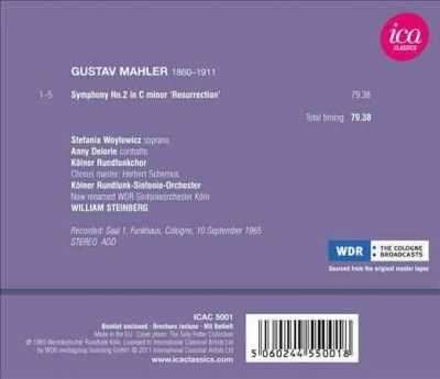 Mahler: Symphony No. 2, 'Resurrection' (CD / Album)