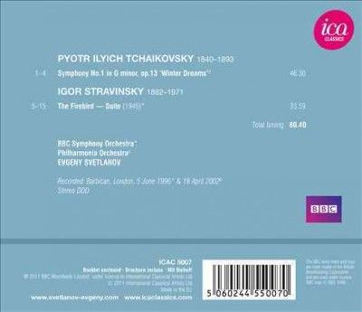 Tchaikovsky: Symphony No. 1, 'Winter Dreams'/... (CD / Album)