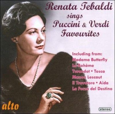 Renata Tebaldi Sings Puccini and Verdi Favourites (CD / Album)