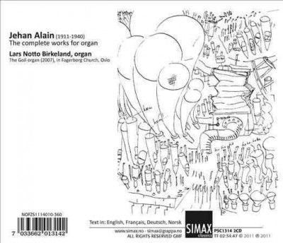 Jehan Alain: Complete Works for Organ (CD / Album)
