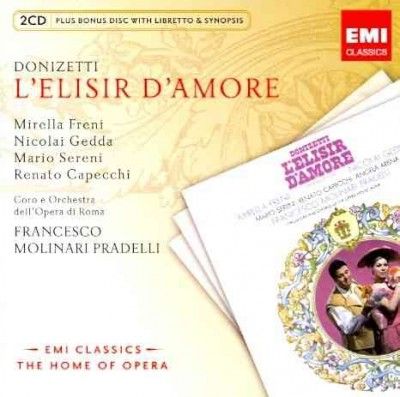 L' Elisir d'Amore (w/cd rom) (CD)