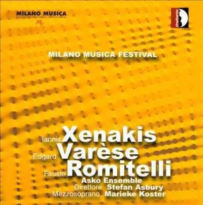 Stefan Asbury - Xenakis: Milan Music Festival Live V2 (CD)