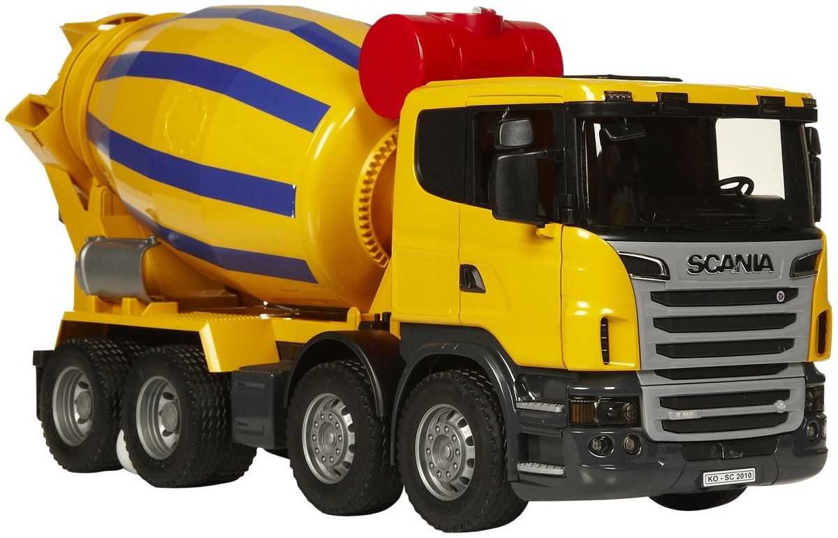 Bruder - 1:16 Scale Scania R-series Cement Mixer Truck | Buy Online in