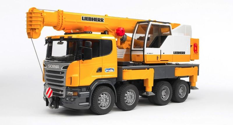 Bruder Scania R-Series Liebherr Crane With Lights and Sound