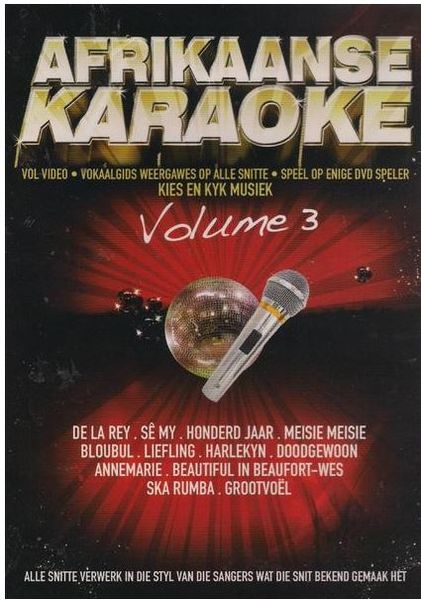 Afrikaanse Karaoke - Vol.3 (DVD)