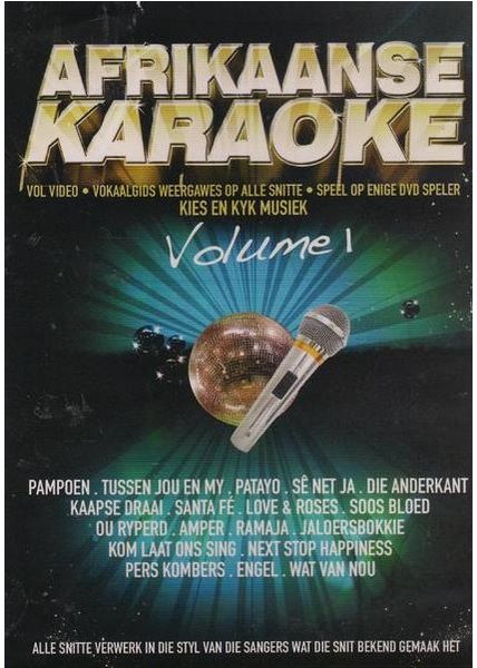 Afrikaanse Karaoke - Vol.1 (DVD)