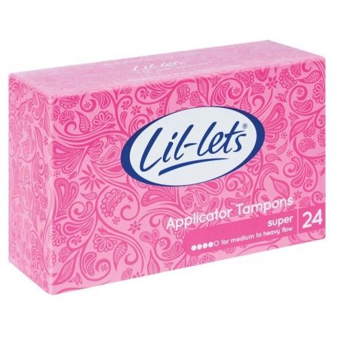 Lil-lets Super Applicator Tampons - 24's