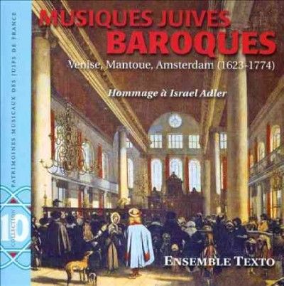 Ensemble Texto - Jewish Baroque Music: Venice Mantua Am (CD)