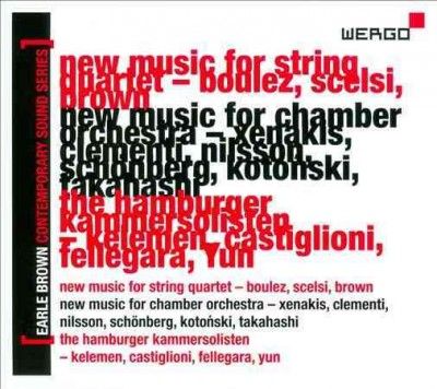 New Music for String Quartet: Boulez, Scelsi, Brown/... (CD / Box Set)