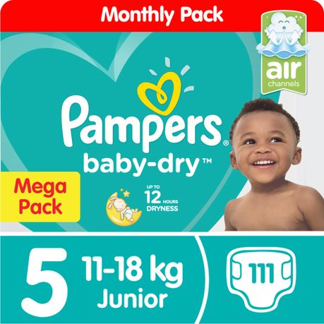 pampers mega box size 5