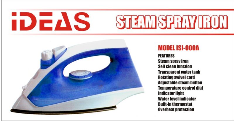 Ideas - Maxi Steam Spray Iron