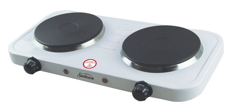 Sunbeam - Double Solid Hotplate - White -SDS-50A