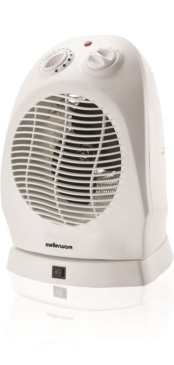 Mellerware 2000W Oscillating Fan Heater Shop Today. Get it Tomorrow