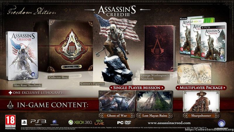 Assassin's Creed III Freedom Edition (Xbox 360)