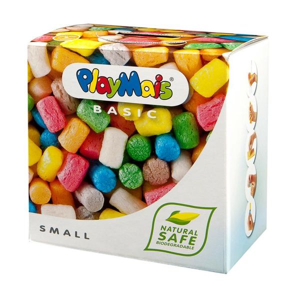 PlayMais BASIC Small - Corn Starch Moldable Pieces To Build With