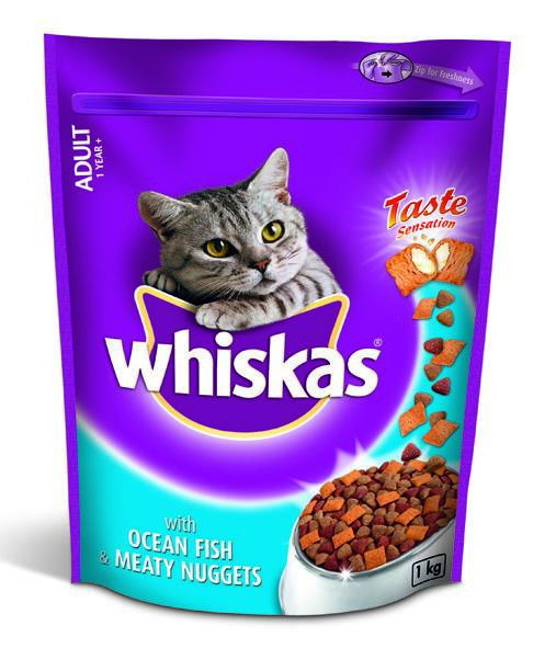 Whiskas - with Ocean Fish and Meaty Nuggets - 1kg