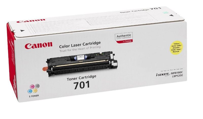 Canon 701 Yellow Laser Toner Cartridge