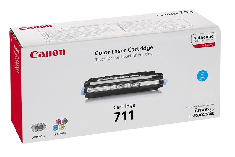 Canon 711 Cyan Laser Toner Cartridge
