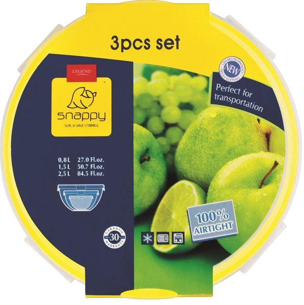 Snappy - Bowl Set - 3 Piece