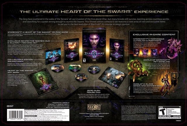 StarCraft II: Heart of the Swarm Collectors Edition (PC DVD-ROM / Mac)