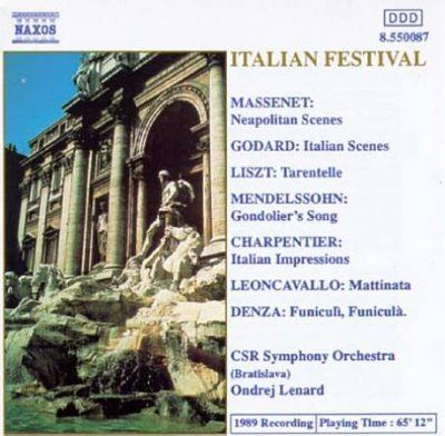 Italian Festival (Lenard, Slovak Radio Symphony Orchestra) (CD / Album)