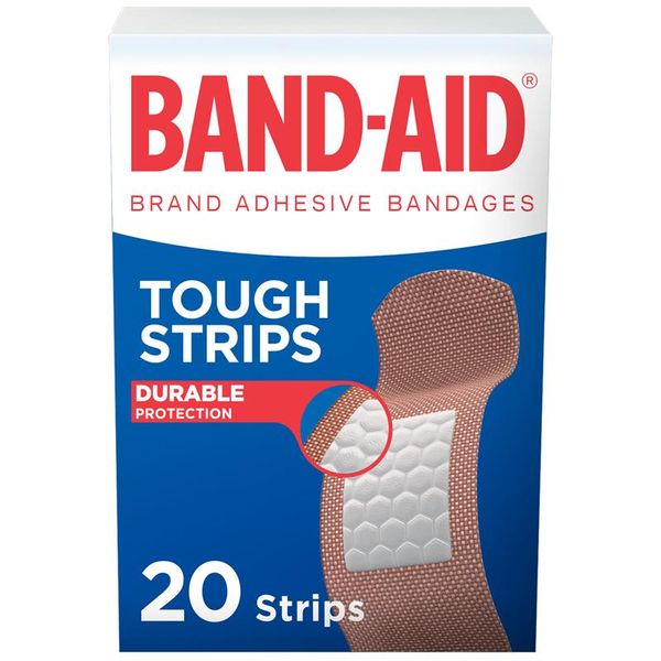 BAND-AID, Tough Strips, Pack of 20 strips
