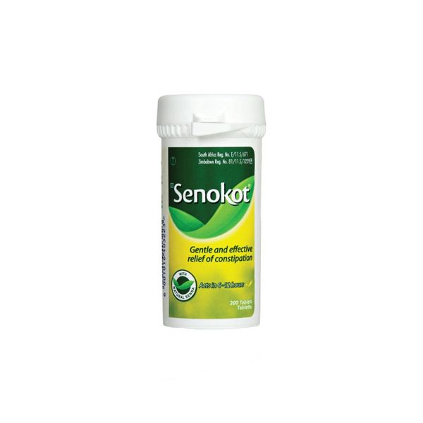 Senokot 200s, Natural Senna Tablets, For Constipation Refief