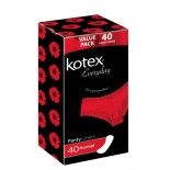 KOTEX PANTYLINERS UNSCETED 40 PER BOX Image
