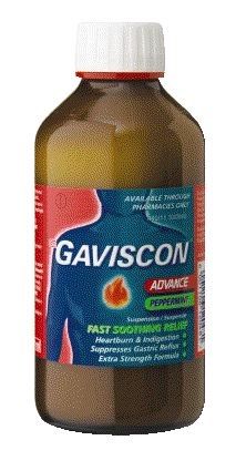 Gaviscon 500ml, Liquid Advance, Acid Reflux Medication, Peppermint