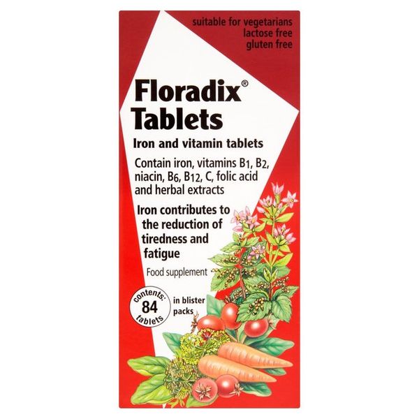 Floradix Iron Tablets 84