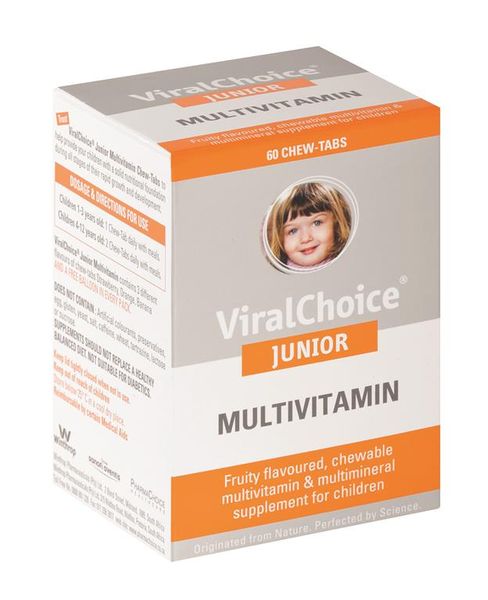 ViralChoice Junior Multivitamin Chew-tabs 60's