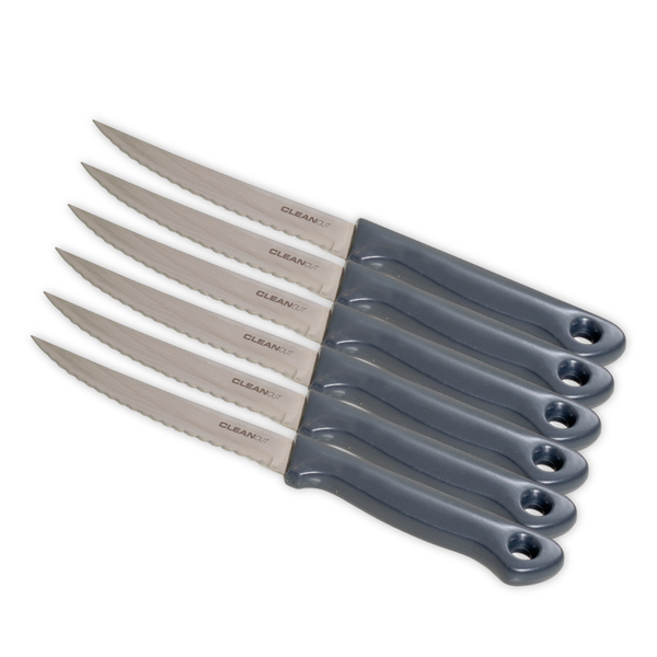 Clean Cut 6 Piece Serrated Knife Set