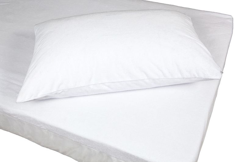 Horrockses - Luxury Waterproof Terry Fitted Mattress Protector - White