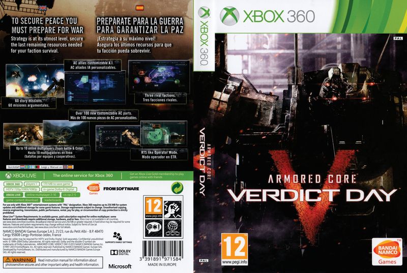 Armoured Core: Verdict Day (Xbox360)
