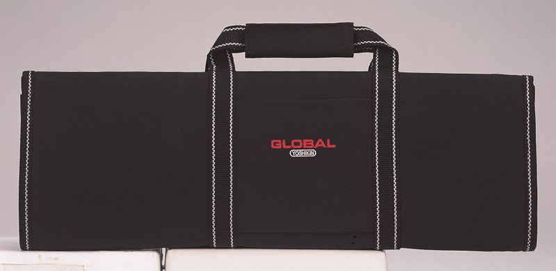 Global - 16 Knife Roll With Handle and 16 Pockets