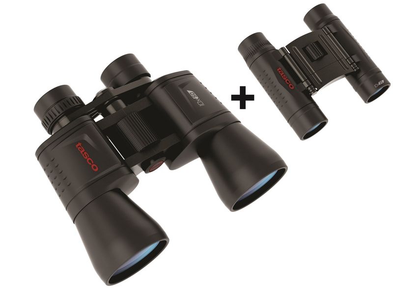 Tasco 10x50 Essential + 8x21 Essential Binoculars