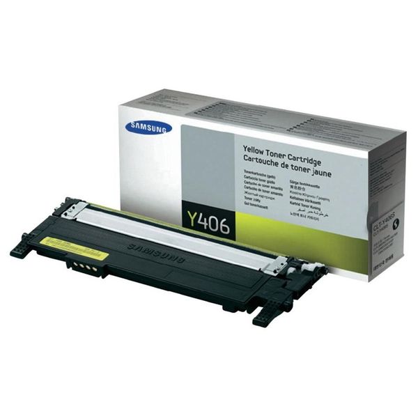 Samsung CLT-Y406S Yellow Laser Toner Cartridge