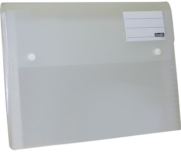 Bantex A4 P.P Expanding File - 6 Partitions - Clear