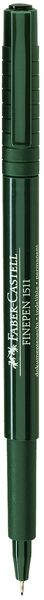 Faber-Castell Finepen 1151 - Black (Box of 10)