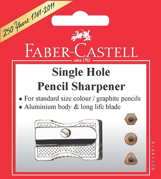 Faber-Castell Carded Single Hole Sharpners