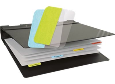 3L Index Tabs - Assorted Colours (Pack of 48)