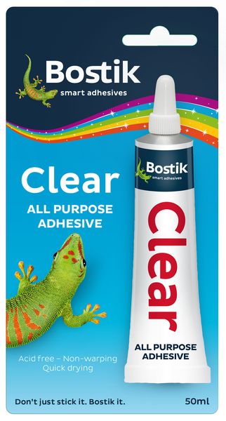 Bostik Clear Adhesive - 50ml