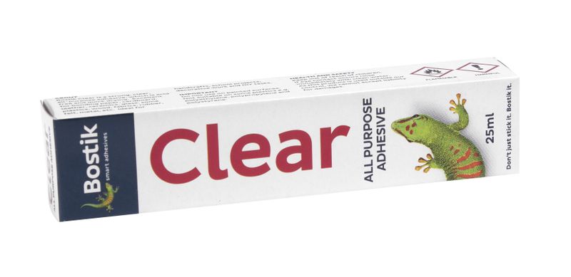 Bostik Clear Adhesive - 25ml Box