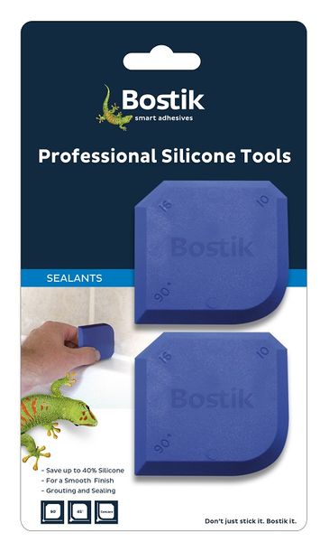 Bostik - Professional Silicone Tool - Blister Card 2's