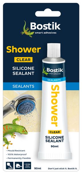 Bostik Shower Silicone Clear - 90ml