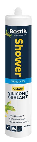 Bostik Shower Silicone Clear - 280ml
