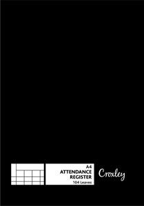 Croxley JD285 A4 104 Folio / Quarter Bound Attendance Registers (Pack of 5)