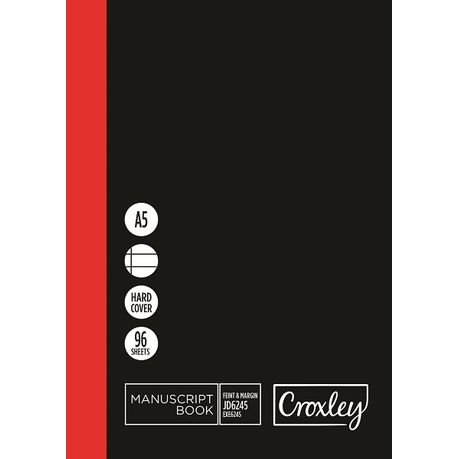 Pack Of 10 – 192 Pages A5 Manuscript Books (Feint & Margin - View #3
